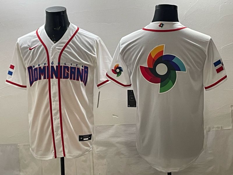 Men 2026 World Cub Blank White Game Nike MLB Jersey style 007->more jerseys->MLB Jersey